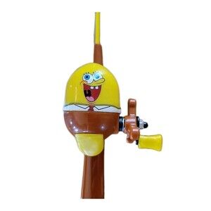 SpongeBob SquarePants Fishing Rod & Reel Zebco 2009 Sheldon J. Plankton Sinker
